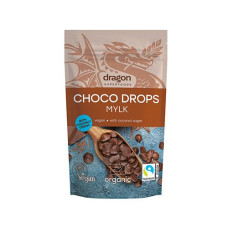 Dragon Superfood - Økologisk choco drops  mylky med coconut cream